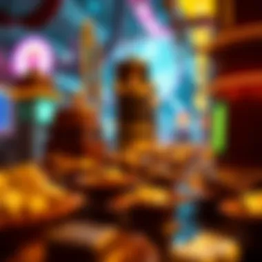 Iconic chocolate factory elements integrated into slot game features