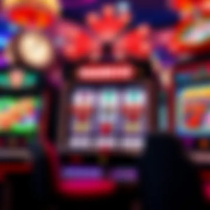 Visual representation of trends in the gambling industry through slot games