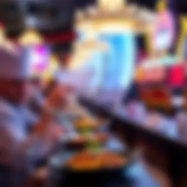 Gourmet Delights at Winstar Culinary Festival Culinary festival showcasing gourmet dishes at Winstar Casino