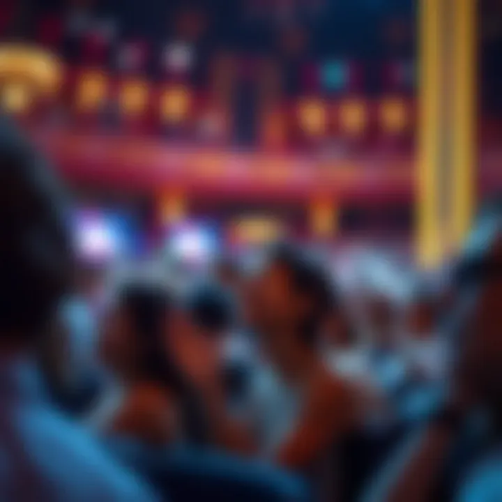 Audience Engagement at Extravaganza Vibrant audience enjoying the show