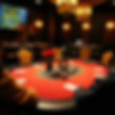 Autumn Vibes at the Poker Table Autumn-themed poker table setup with seasonal decorations