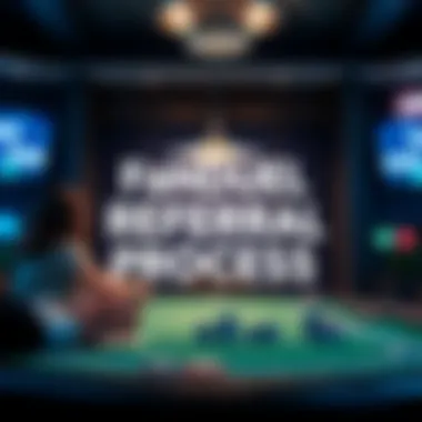 Understanding the FanDuel Referral Process Visual representation of FanDuel Sportsbook referral process