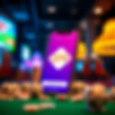 Visual representation of increased lottery participation through the app