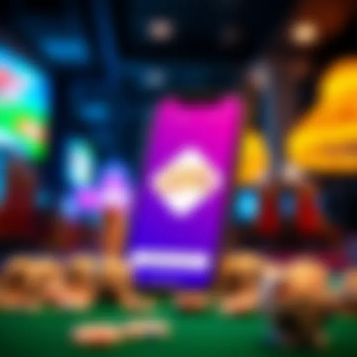 Visual representation of increased lottery participation through the app