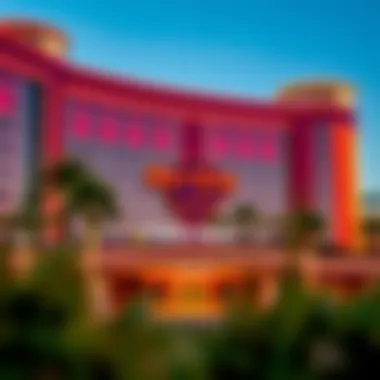 Vibrant Architecture of Hard Rock Casino Rockford Exterior view of Hard Rock Casino Rockford showcasing its vibrant architecture