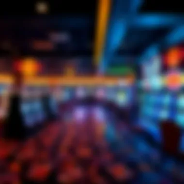 Diverse Gaming Experience at Hard Rock Casino Rockford Interior gaming area filled with a variety of slot machines and gaming tables