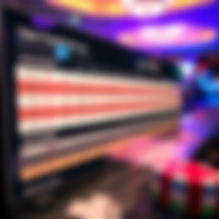 Chart showing user feedback and ratings for online casinos