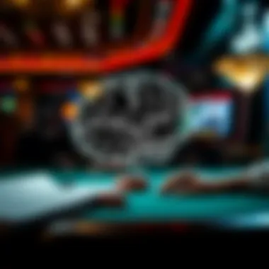 Mind mapping psychological factors in gambling