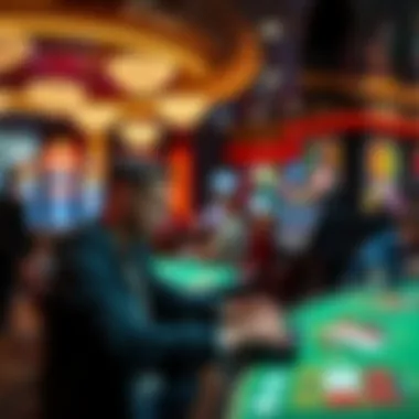 Exciting Gaming in a Casino Exciting gaming at a Las Vegas casino