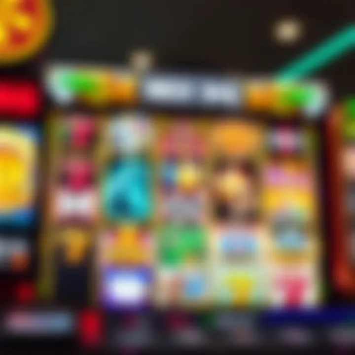 Diverse Themes in Online Slots Vibrant online slot game interface showcasing various themes