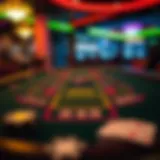 Let It Ride Table Layout A vibrant Let It Ride table showcasing the betting layout