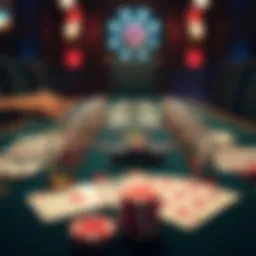 A captivating layout of Spades game setup