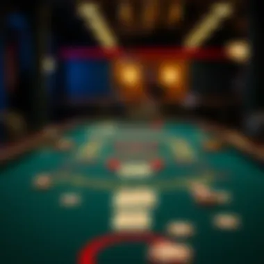 A strategic table layout for blackjack