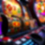 Colorful symbols of the Dancing Drums slot machine