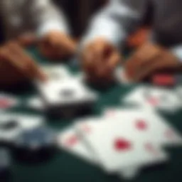 Strategic cards laid out for analysis