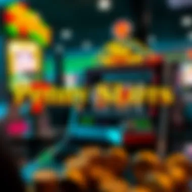 Graphic showcasing the mechanics behind penny slot machines