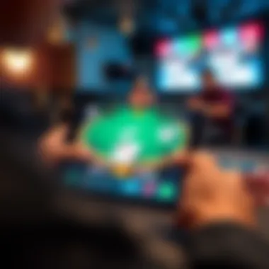 User-Friendly Poker Application Interface Mobile poker app interface