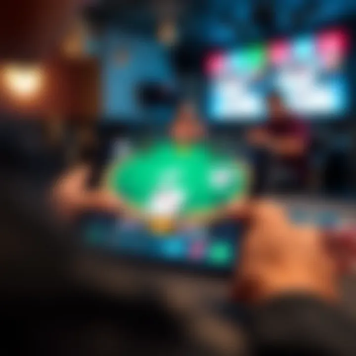 User-Friendly Poker Application Interface Mobile poker app interface