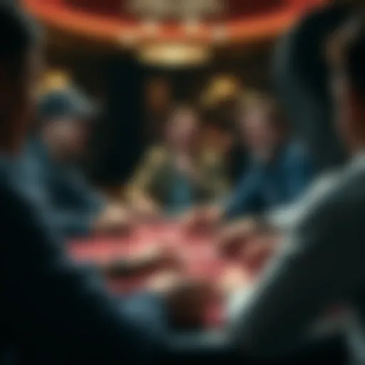 Exciting poker game session