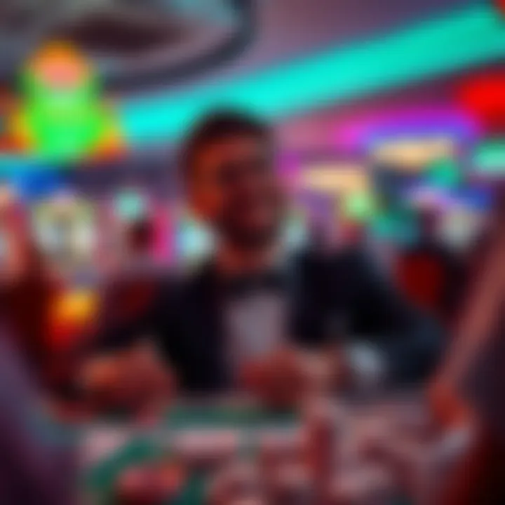 Immersive Player Experience in Monopoly Money Slot Player enjoying the immersive experience of Monopoly Money Slot