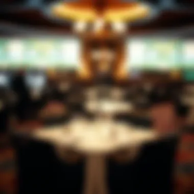 Elegant dining area within the casino