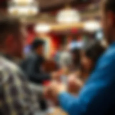 Community event showcasing ways to obtain free scratch-off tickets