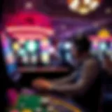 User engaging with the New Jersey Lottery online platform