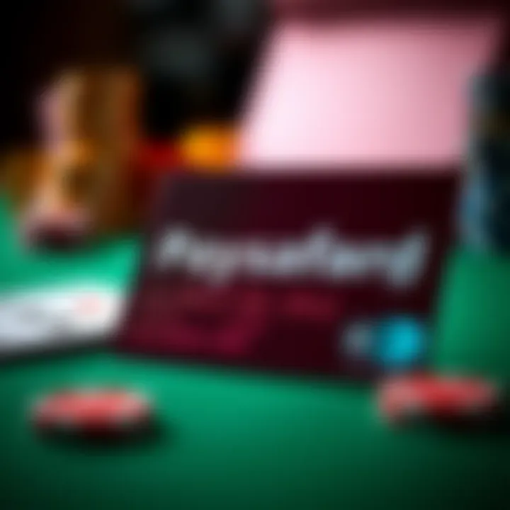 A close-up of a Paysafecard highlighting its features