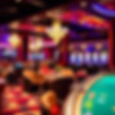 Casino Lounge Experience A serene lounge area in a casino where guests can relax and socialize