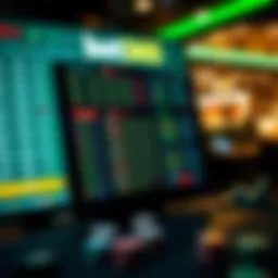 Dynamic betting interface showcasing live odds