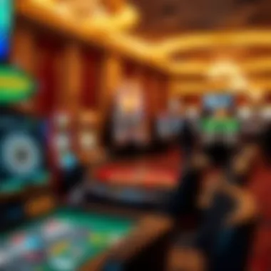 A digital representation of New Jersey's online casino landscape