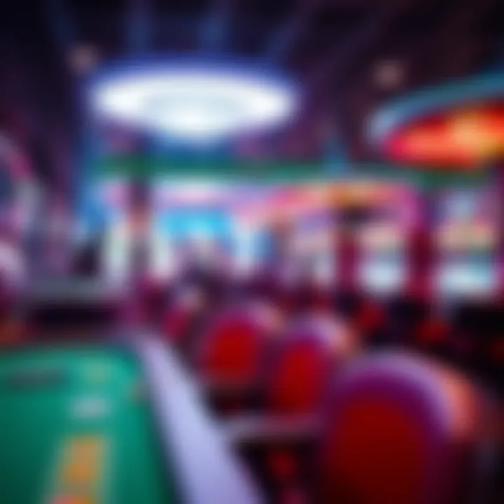 A serene gaming environment promoting responsible gaming practices