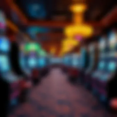 Overview of a Casino Floor Featuring Americoins Machines Overview of a casino floor featuring Americoins machines