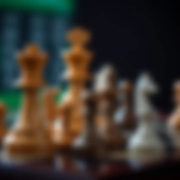 Chess pieces symbolizing strategy in betting