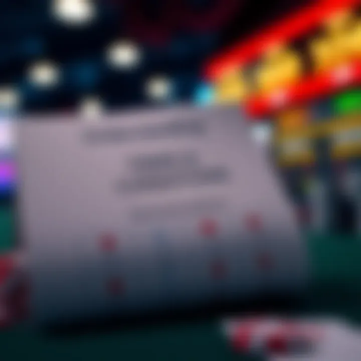 Checklist of terms and conditions