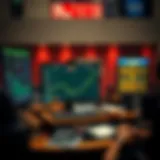 Visual representation of online betting account setup