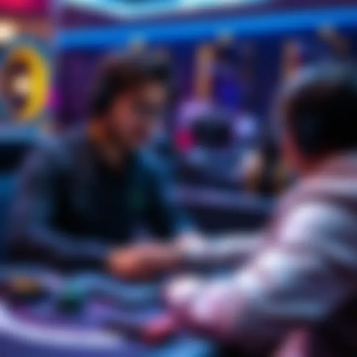 Analyzing Winning Strategies in Online Gaming A person analyzing gaming strategies on a laptop