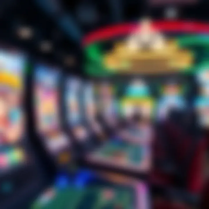 Exploring Online Gaming Interfaces A vibrant online gaming interface showcasing various games