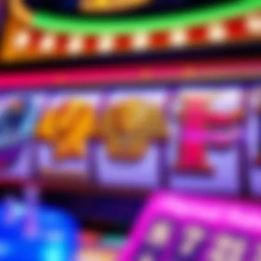 Ancient Egyptian symbols on casino game reels