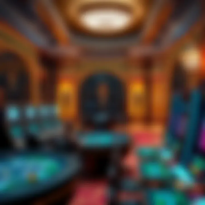 Pharaoh Casino Gaming Room Overview Overview of a Pharaoh casino gaming room