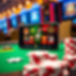 User interface of the Poker King app showcasing game options