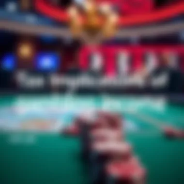 A financial overview graphic showing tax implications of gambling income.