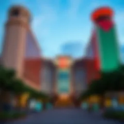 Stunning architectural view of the Seminole Hard Rock Hotel & Casino