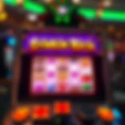 Visual representation of Stinkin Rich slot machine interface showcasing vibrant graphics