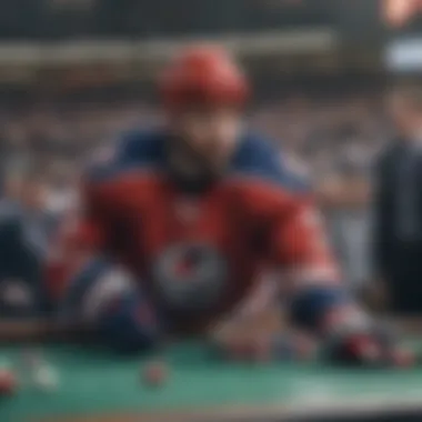 Visual representation of common betting pitfalls in NHL playoffs