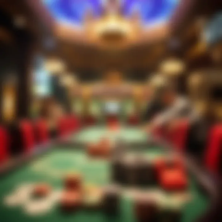 Psychological Aspects of Gambling A serene space representing the psychological aspects of gambling