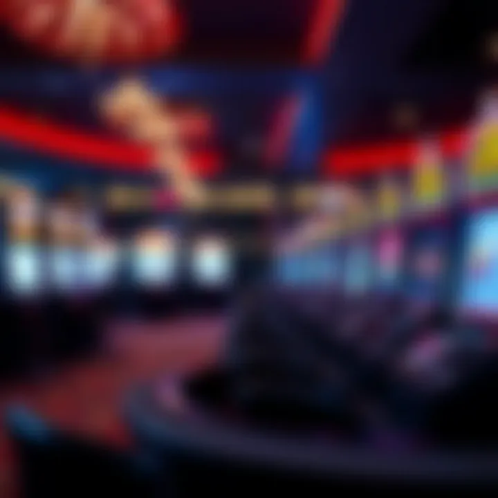 A serene environment depicting the psychological aspects of gambling, emphasizing focus and strategy