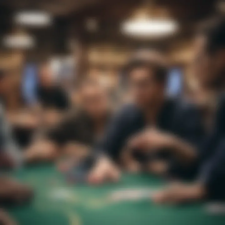Strategic planning on a poker table