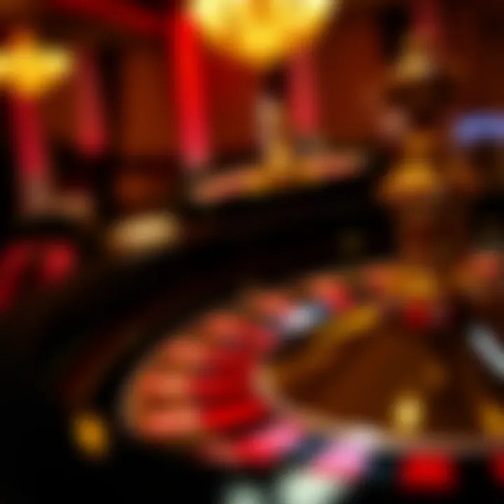 An intricate design of a roulette wheel in motion, illustrating the excitement of casino games.