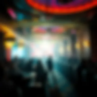 Vibrant atmosphere capturing the essence of indulgence in Las Vegas